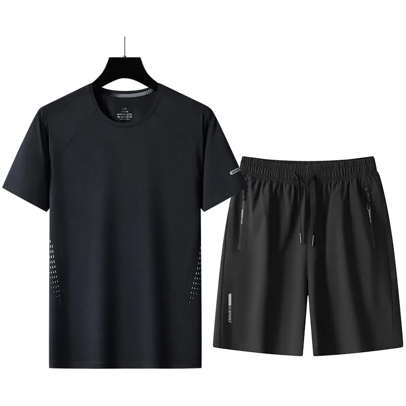 2024 Men's T-shirt & Short Set-S Cure-Sports Cure