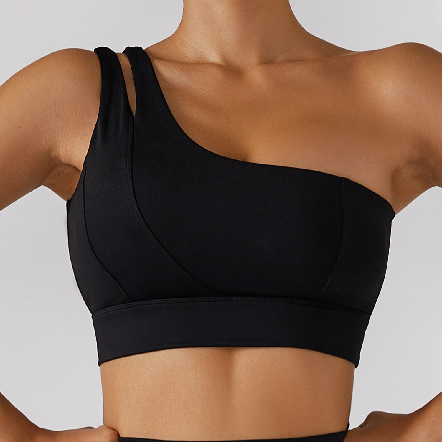 Single Strap Sports Bra-S Cure-Sports Cure