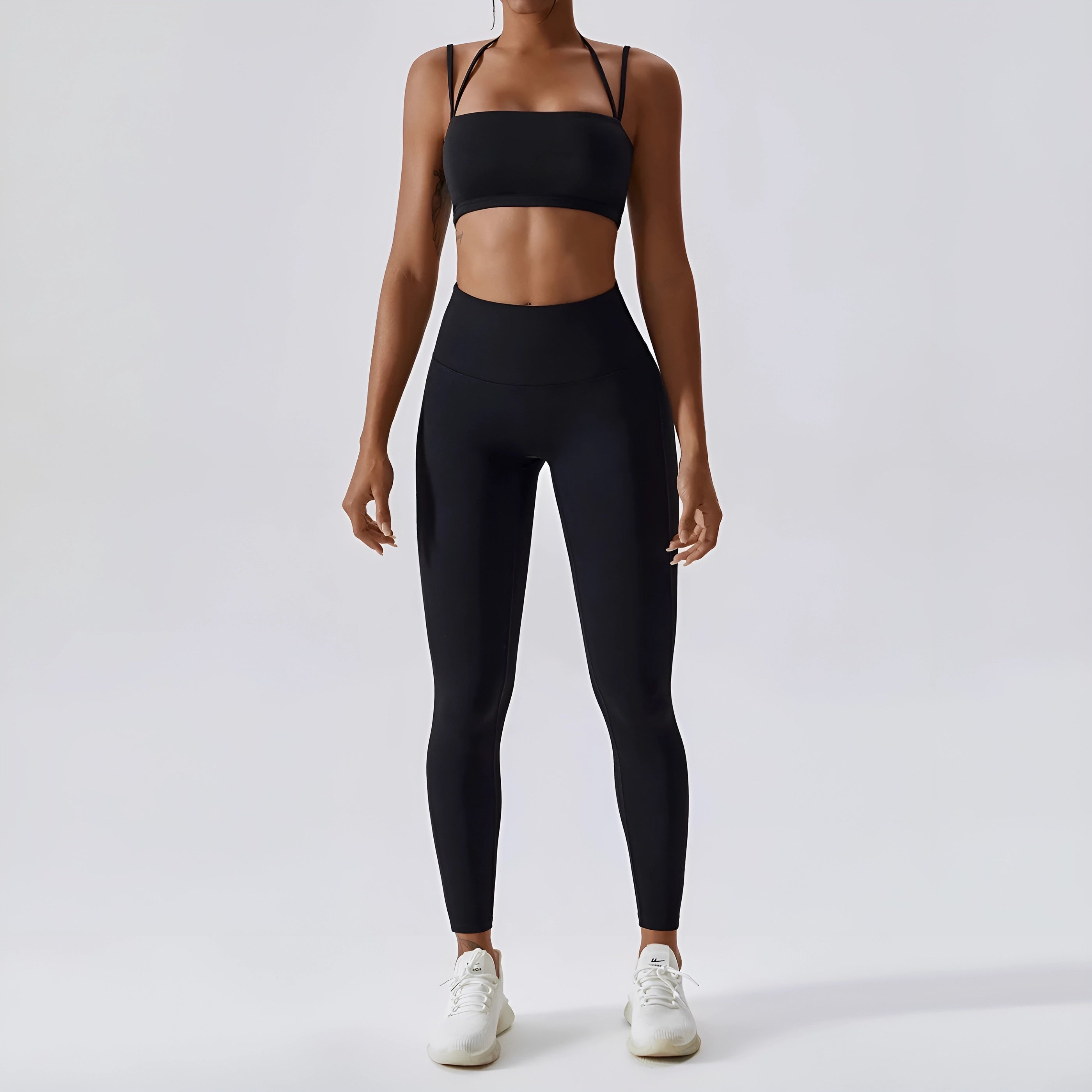 Women's Two-Piece Gym Set-S Cure-Sports Cure