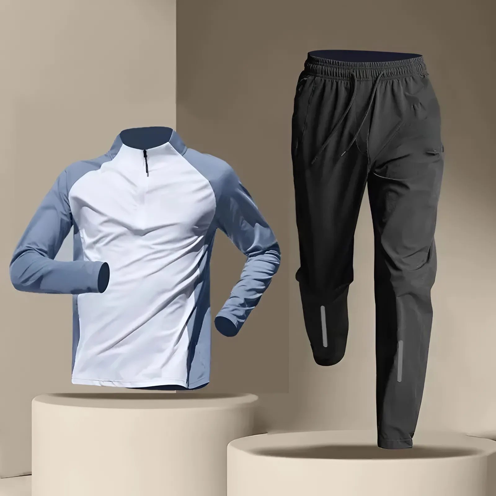 Quick Dry Running Sets - Men's Breathable Tracksuits-S Cure-Sports Cure